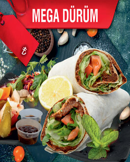 Mega Çiğ Köfte Dürüm görseli