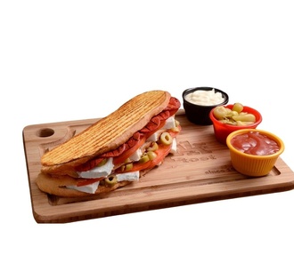 Beyaz Peynirli Sucuklu Tost görseli