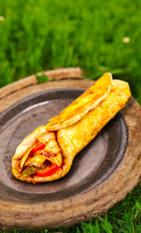 On Numara Duble Tavuk Döner Dürüm görseli