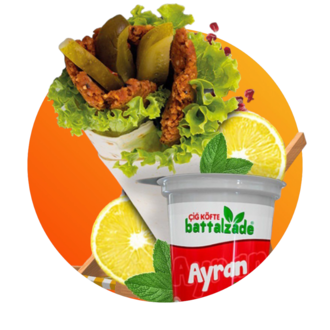 Çiğ Köfte Dürüm Menü görseli