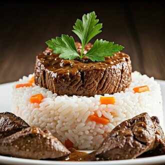 Ciğer+kavurma Pilav görseli