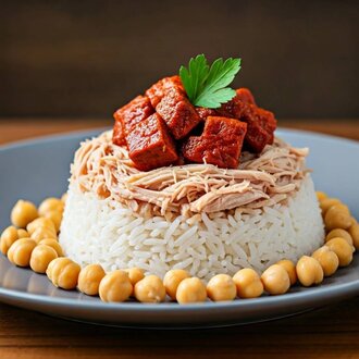 Tavuk+kavurma Pilav görseli