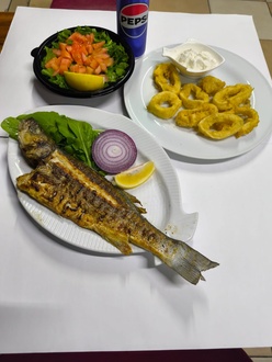 Karidesli Balık Menü görseli