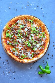 Panza Kavurma Pizza (33 Cm.) (Büyük) görseli