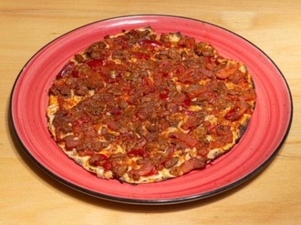 Glutensiz Kuşbaşılı Pide görseli