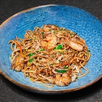 Karidesli Noodle görseli