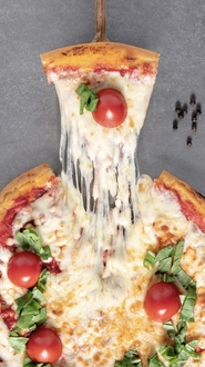 Margherita Pizza görseli