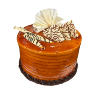 Karamelli Çikolatalı Pasta (6 Kişilik) görseli