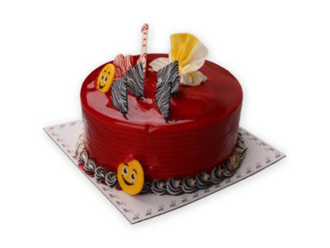 Frambuazlı Çikolatalı Pasta (8 Kişilik) görseli