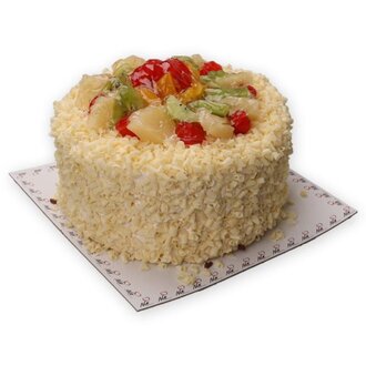 Beyaz Çikolatalı Meyveli Pasta (8-10 Kişilik ) görseli