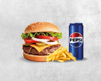 Cheeseburger Menü görseli