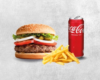 Klasik Burger Menü görseli
