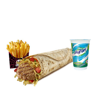 Köfte Dürüm Kibrit Patatesli Menü görseli