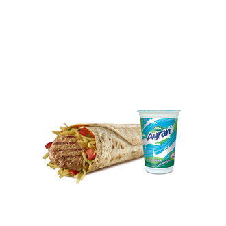 Köfte Dürüm Kibrit Patatesli Menü görseli