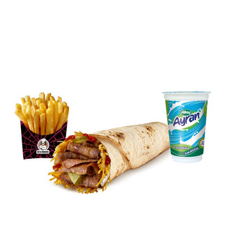 Gyro Soslu Dürüm Et Döner Menü görseli