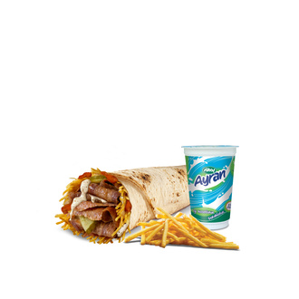 Gyro Soslu Dürüm Et Döner Menü görseli