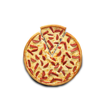 Küçük Boy Pizzalar görseli