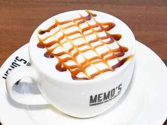 Caramel Latte (14 Oz) görseli