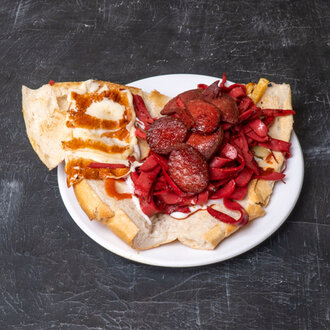 Yarım Ekmek Arası Duble Kaşarlı Karışık Sandviç görseli