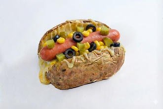 Sosisli Kaşarlı Kumpir görseli