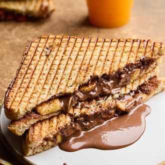 Kare Tost Nutelallı Muzlu görseli