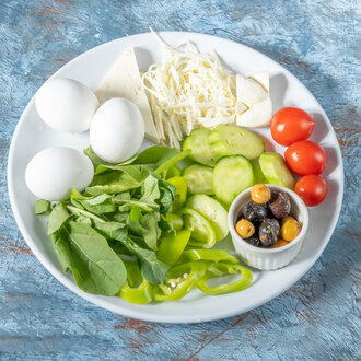 Fit Kahvaltı Tabağı görseli