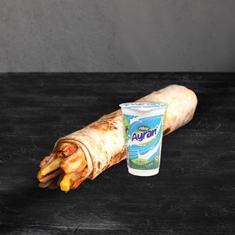 Tavuk Döner Medium Dürüm Menü görseli