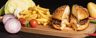 Full Paket Burger (220 Gr.) Menü görseli