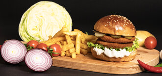 Double Chicken Burger Menü görseli