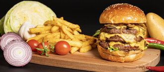 Triple Burger Menü görseli