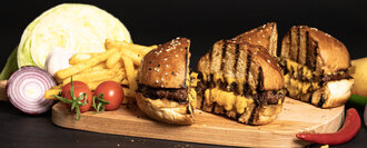 İkili Steak Burger Menü görseli