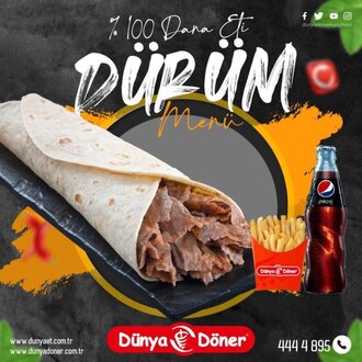 Et Döner Dürüm (150 Gr.) Menü görseli