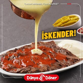 İskender Kebap (150 Gr.) (Et Dönerden) görseli