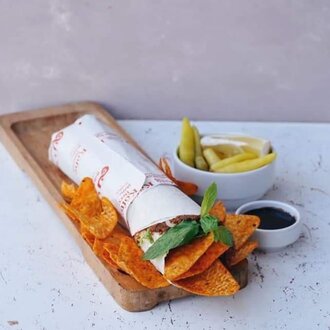 Doritoslu Çiğ Köfte Dürüm görseli