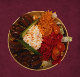 Sweet Chili Soslu & Köfte Bowl görseli