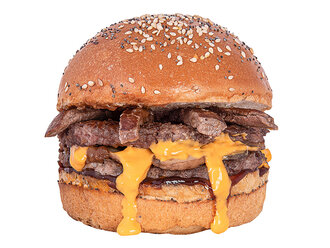 Double Steak Burger (180 Gr.) görseli