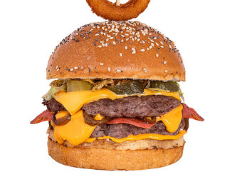 Double Republic Star Burger (180 Gr.) görseli