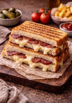 Pastırmalı Kaşarlı Tost görseli