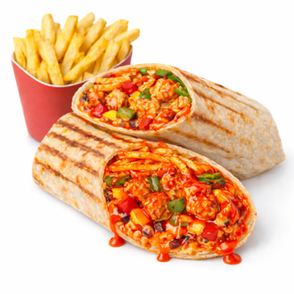 Sriracha Soslu Wrap görseli