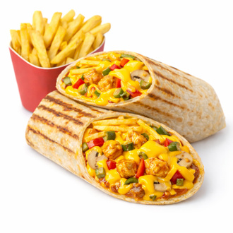 Cheddar Soslu Wrap görseli