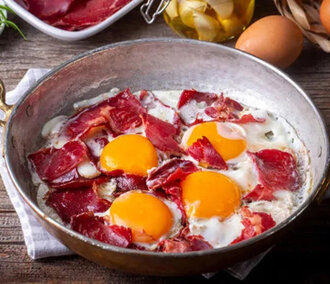 Pastırmalı Omlet görseli