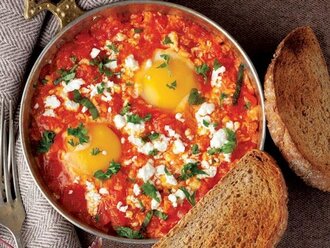 Beyaz Peynirli Menemen görseli