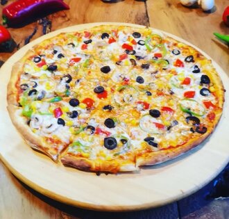 Pizza Akdeniz (Vejetaryen) (Büyük) Menü görseli