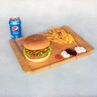 Tavuk Burger Menü 2 görseli