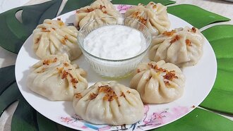 Özbek Buharda Etli Mantı 4(Adet) görseli