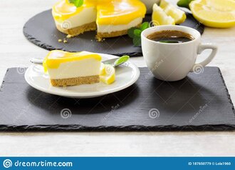 Limonlu Cheesecake (Dilim) görseli