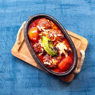 Kiremitte Köfte görseli