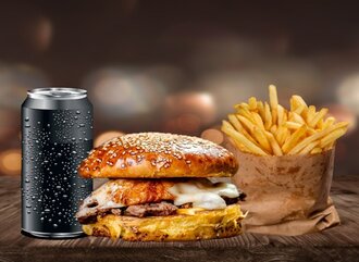 Kavurmalı Burger Menü görseli
