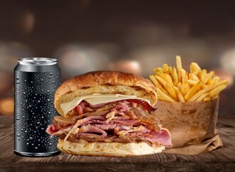 Smoked Burger Menü görseli