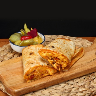 Cheddarlı Tavuk Döner Dürüm görseli